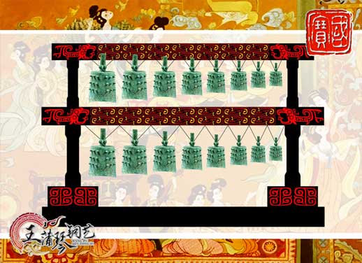 16件晉侯穌青銅編鐘，西周時(shí)期編鐘編磬